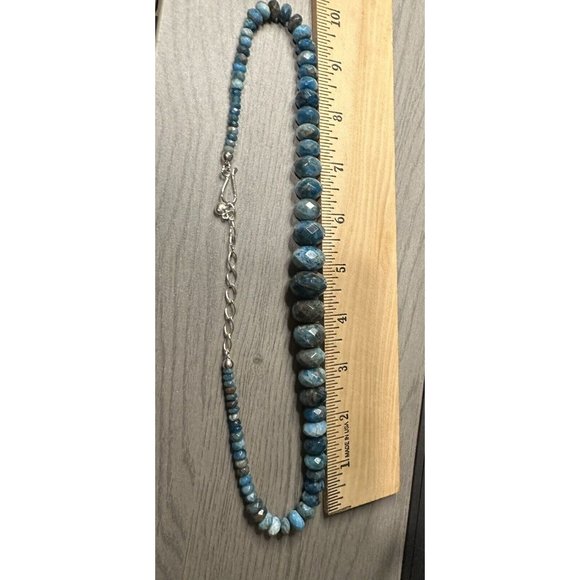 Jay King DTR Mine Finds Sterling Silver Blue Apatite Necklace & Earring Set - Picture 8 of 11